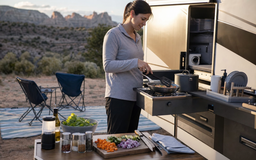 Camp Kitchen Essentials for RV Trips: Stoves, Utensils & Cleanup