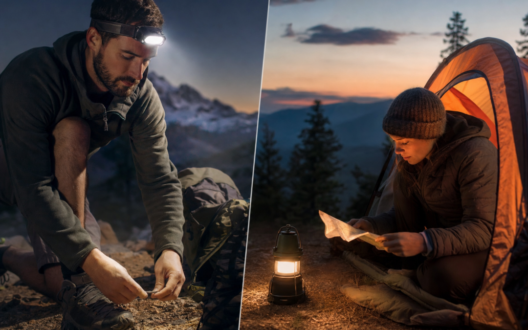 Headlamps vs Lanterns: Camping Light Guide for Tents and Trails