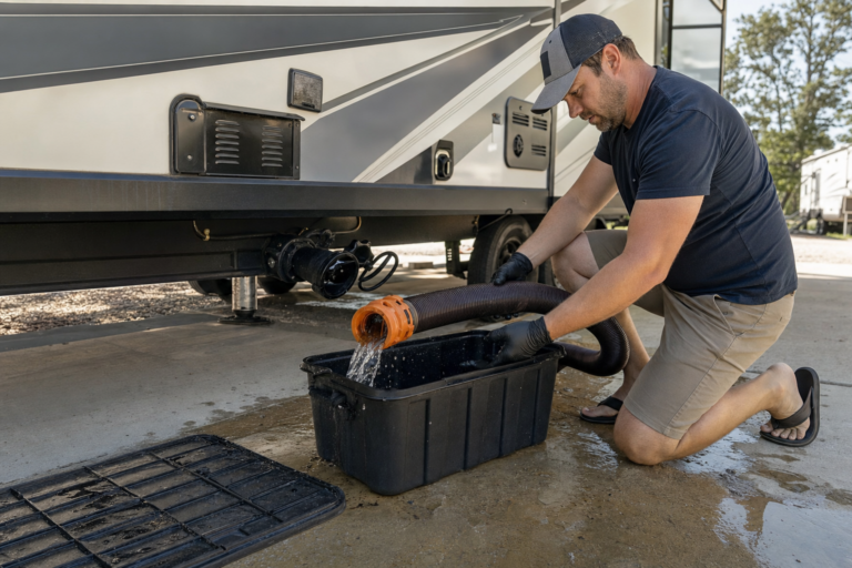 RV Sewer Hose and Tote Basics for Dump-Station Days